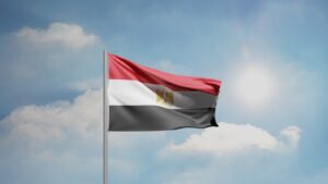 National flag of Egypt representing compliance with Law No. 151 of 2020 and PDPC data privacy regulations